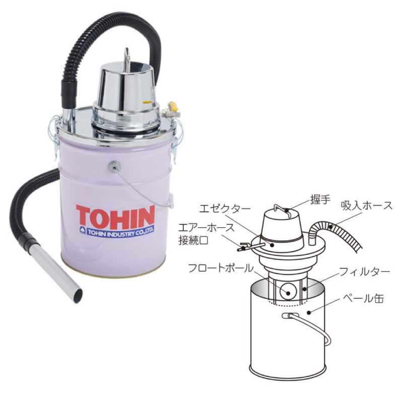 ペールバキューム（エアー式） | 町田機工株式会社