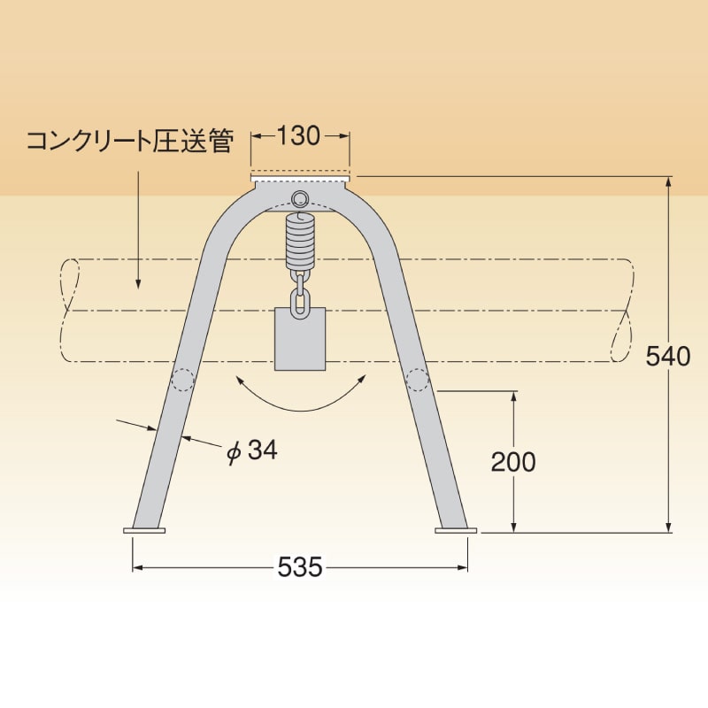 コンクリート馬