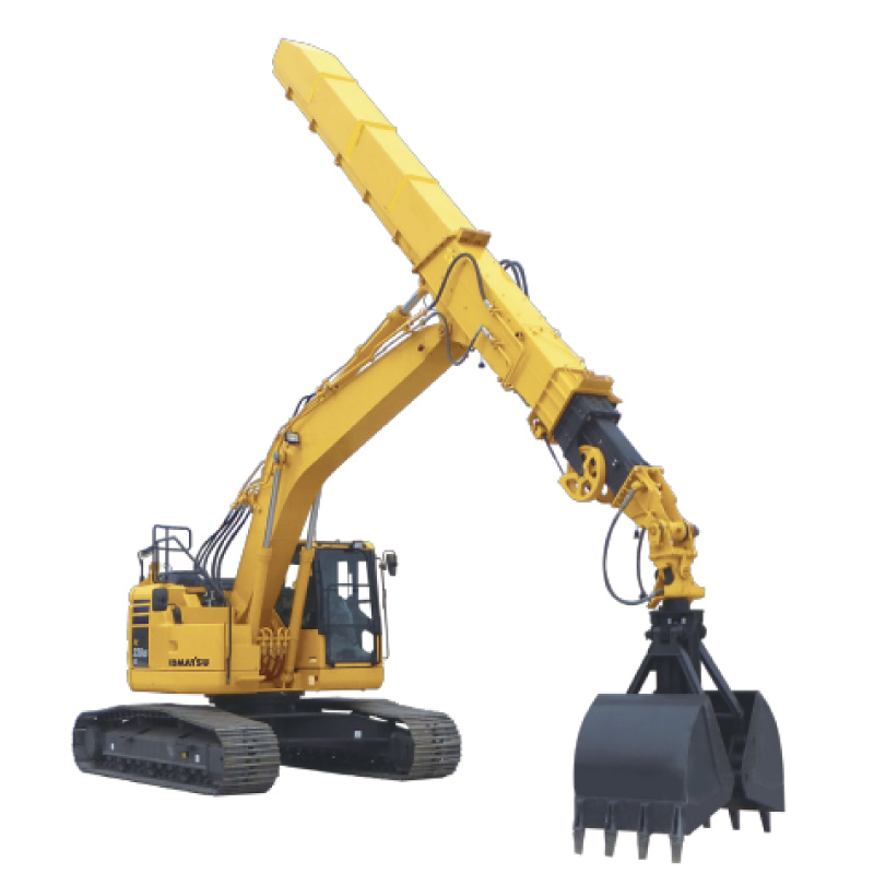 0.7ユンボ　テレスコクラム付