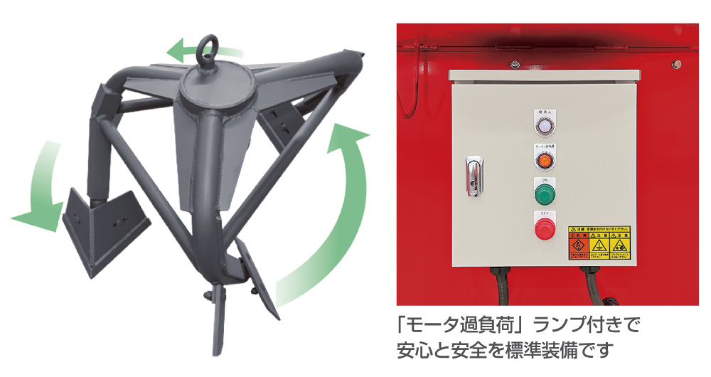 大型モルタルミキサー（200V)